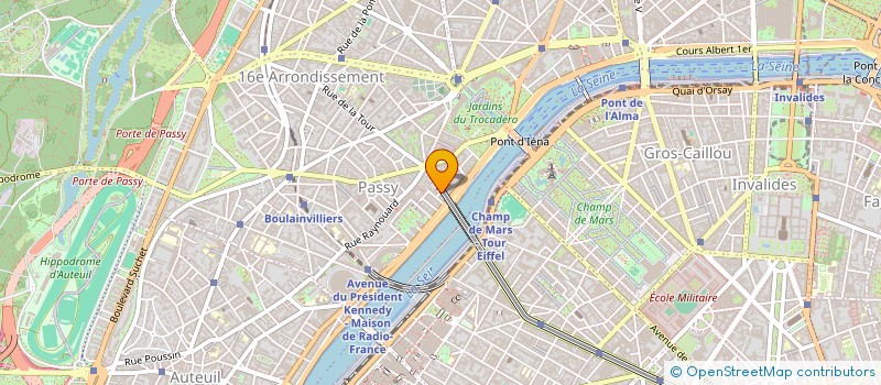 localisation de l'entreprise SOC AUXILIAIRE MATERIEL DESQUENNE GIRAL à PARIS