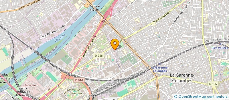 localisation de l'entreprise SOC AUXILIAIRE SERVICES ET RENOVATION à COLOMBES