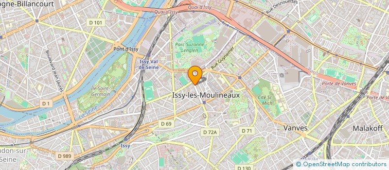 localisation de l'entreprise SOC AUXILIAIRE TRAVAUX RENOV ENTRET BAT à ISSY-LES-MOULINEAUX