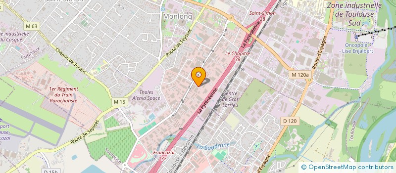 localisation de l'entreprise SOC AUXILIARE TOLERIE MECANIQUE INDUSTRI à TOULOUSE