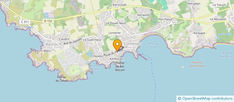 localisation de l'entreprise SOC AVEL MOR à PLOEMEUR