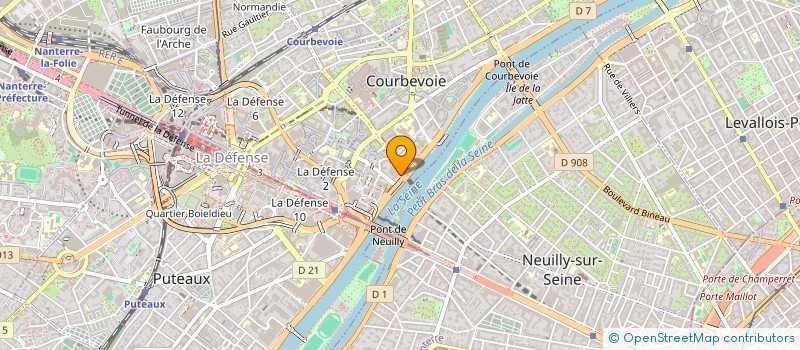 localisation de l'entreprise SOC AVIATION INVESTISSEMENTS à COURBEVOIE