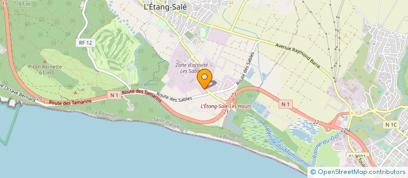 localisation de l'entreprise SOC AVICOLE DE BOURBON à L'ETANG-SALE