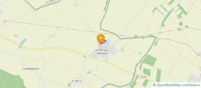 localisation de l'entreprise SOC AVICOLE DE LA VILLE AUX NONAINS à SENONCHES