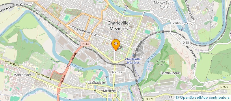 localisation de l'entreprise SOC AVIGNONAISE DU MEUBLE  CHARLEVILLE-MEZIERES