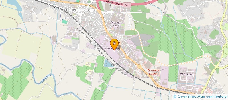 localisation de l'entreprise SOC AVS à PUGET-SUR-ARGENS