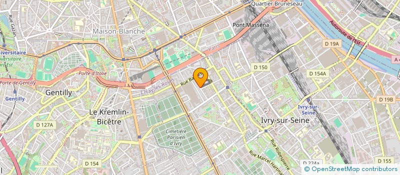 localisation de l'entreprise SOC AYMONIN ET DELOT à IVRY-SUR-SEINE