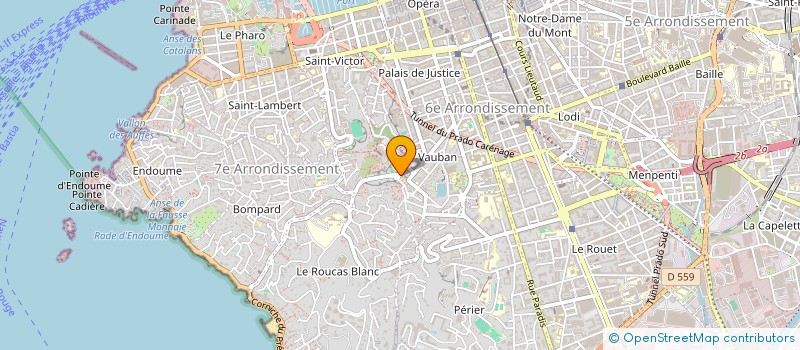 localisation de l'entreprise SOC AZUREENNE CLIMATISATION ET CHAUFFAGE à MARSEILLE