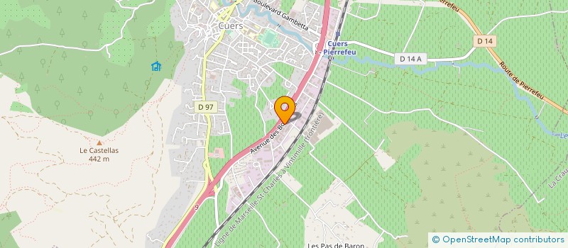 localisation de l'entreprise SOC AZUREENNE DE TRANSPORTS ET LOCATIONS  CUERS