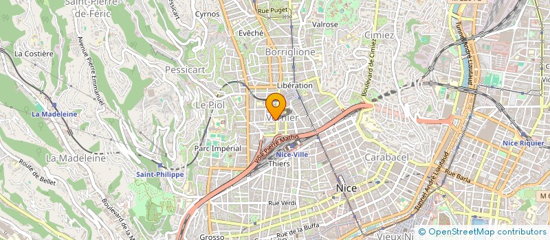 localisation de l'entreprise SOC AZUREENNE DE VIANDE SAVIA à NICE