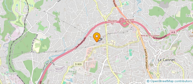 localisation de l'entreprise SOC B RATTO FILS ET CIE à MOUGINS