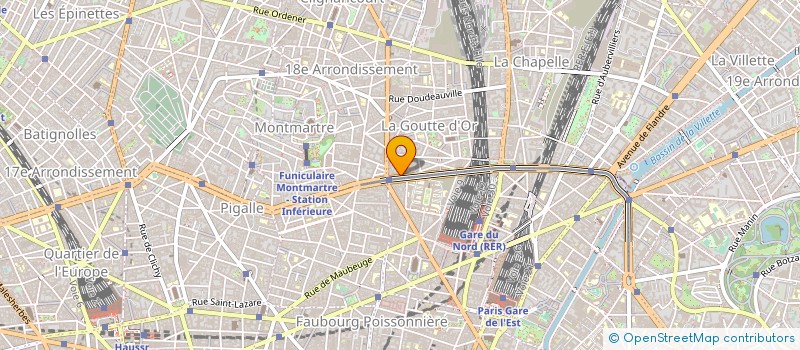 localisation de l'entreprise SOC BAB à PARIS