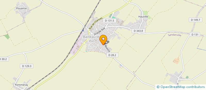 localisation de l'entreprise SOC BAILLEAULAISE DE TRANSPORTS ROUTIERS à BAILLEAU-LE-PIN