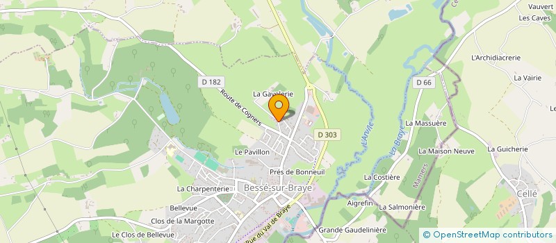 localisation de l'entreprise SOC BAILLEUL à BESSE SUR BRAYE