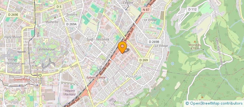 localisation de l'entreprise SOC BALZAC JACQUART  SAINT-MARTIN-D'HERES