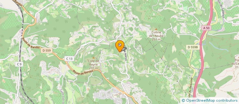 localisation de l'entreprise SOC BANDOL CONSTRUCTION RENOVATION  BANDOL