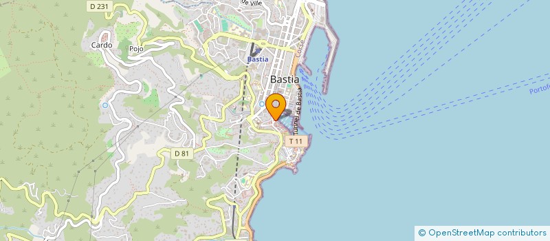 localisation de l'entreprise SOC BAR BAPTISTE à BASTIA