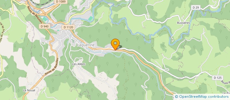 localisation de l'entreprise SOC BARBAZANGE à LAGUENNE-SUR-AVALOUZE