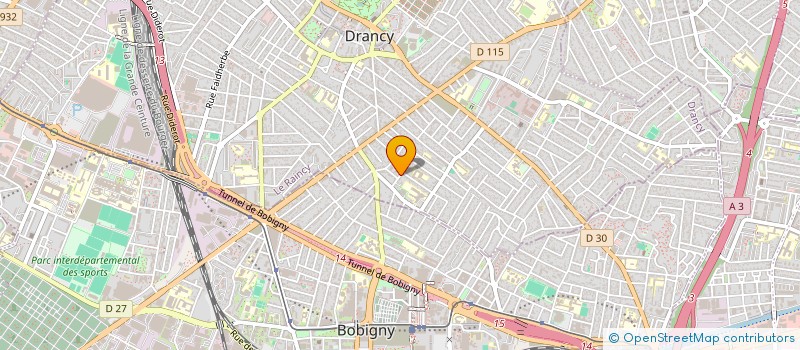 localisation de l'entreprise SOC BARBIERI ET FILS à DRANCY