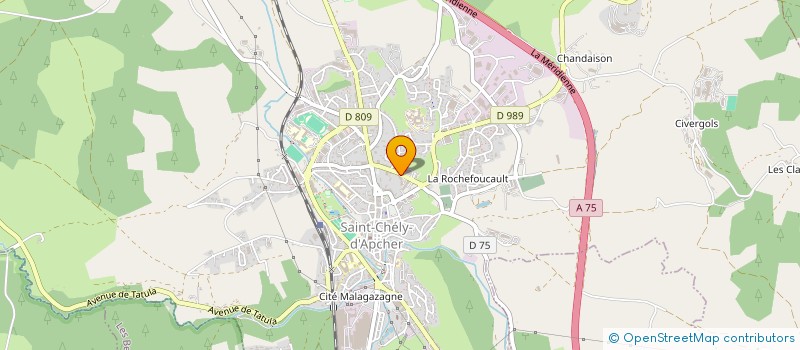 localisation de l'entreprise SOC BARRABANDE DE MATERIEL AGRICOLE  SAINT-CHELY-D'APCHER