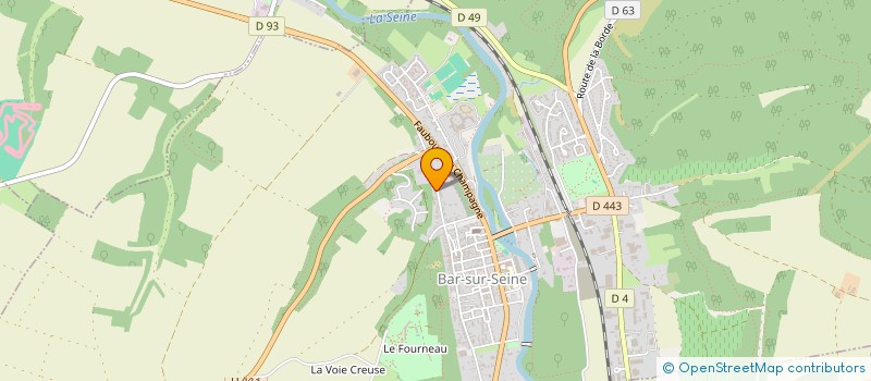 localisation de l'entreprise SOC BARSEQUANAISE IMMOBILIERE  BAR-SUR-SEINE