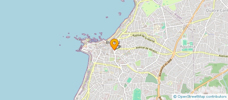 localisation de l'entreprise SOC BASQUE EXPLOIT GESTION IMMEUBLES COM à BIARRITZ