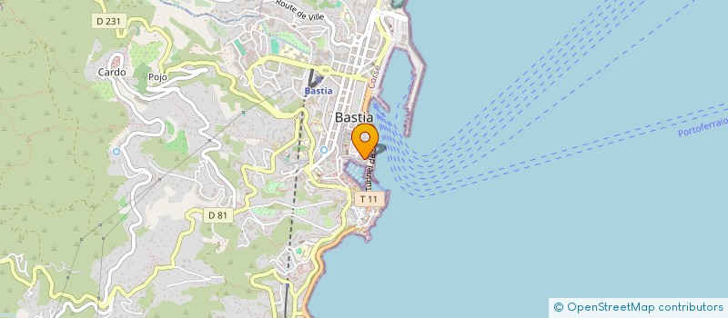 localisation de l'entreprise SOC BATI CASE à BASTIA