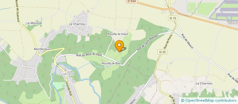 localisation de l'entreprise SOC BATIMENT AGENCEMENT TECHNIQUE BOIS  GUERARD