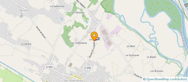 localisation de l'entreprise SOC BATIMENT SERVICE RECUPERAT.SERVICE  LES AVENIERES VEYRINS-THUELLIN