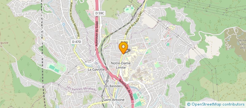 localisation de l'entreprise SOC BATIMENTS HABITATIONS SERVICES à MARSEILLE