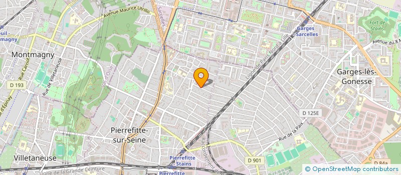 localisation de l'entreprise SOC BATIMENTS TRAVAUX PUBLICS ETANCHEITE à PIERREFITTE-SUR-SEINE