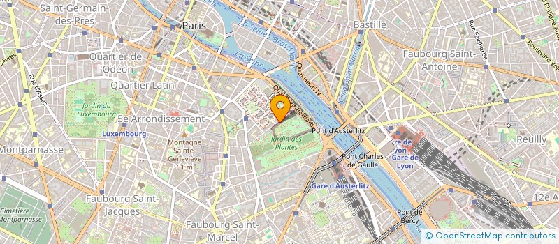 localisation de l'entreprise SOC BATRACHOLOGIQUE DE FRANCE  PARIS