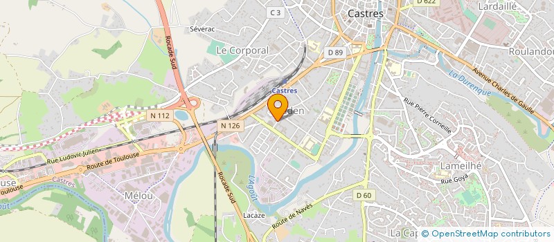 localisation de l'entreprise SOC BB ROUMEGOUX à CASTRES