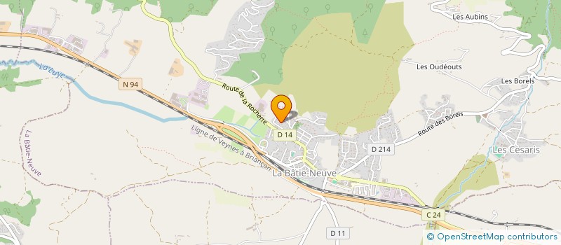 localisation de l'entreprise SOC BEAPAYC à LA BATIE-NEUVE