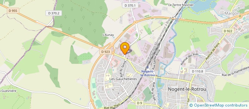 localisation de l'entreprise SOC BEAUFILS RECUPERATION à NOGENT-LE-ROTROU