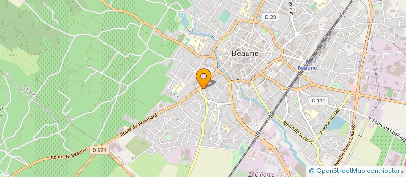 localisation de l'entreprise SOC BEAUN'HOTEL à BEAUNE