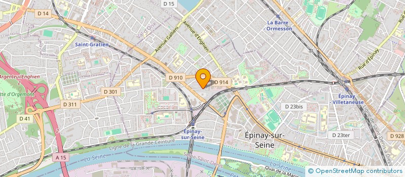 localisation de l'entreprise SOC BEAURAIN LENNE ET CIE à EPINAY-SUR-SEINE