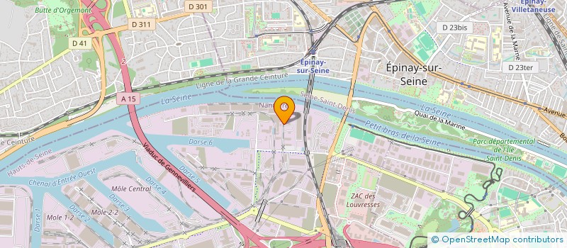 localisation de l'entreprise SOC BECON EXPRESS TRANSPORTS à GENNEVILLIERS