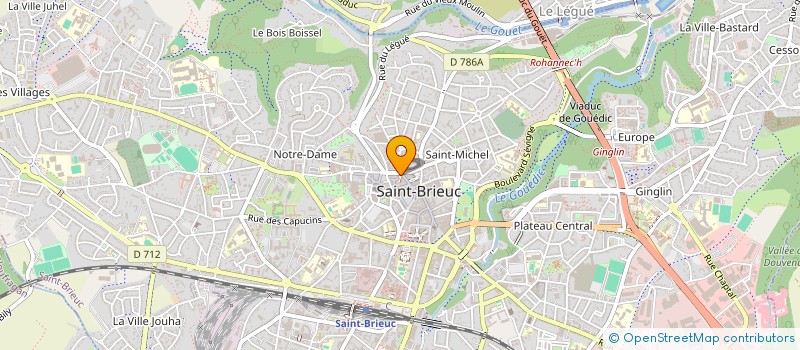 localisation de l'entreprise SOC BEL INTERIEUR  SAINT-BRIEUC