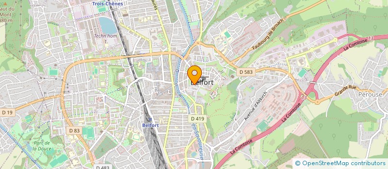 localisation de l'entreprise SOC BELFORTAINE D EMULATION  BELFORT