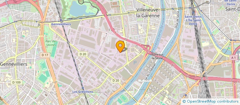 localisation de l'entreprise SOC BENTAXI à VILLENEUVE-LA-GARENNE