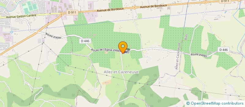 localisation de l'entreprise SOC BERBIGUIE FRERES à ALLEZ-ET-CAZENEUVE