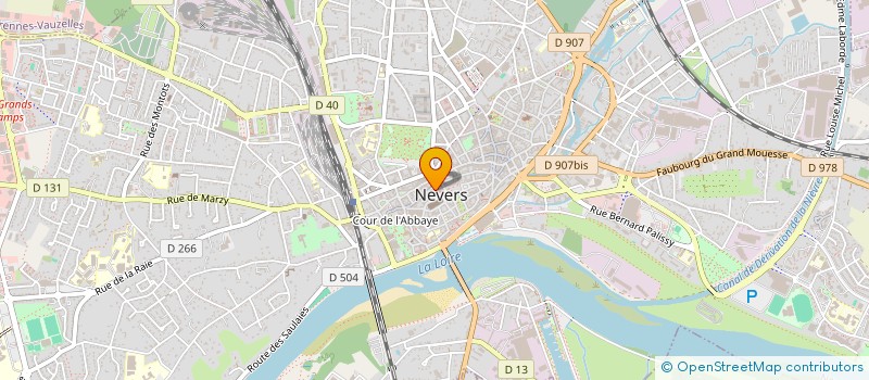 localisation de l'entreprise SOC BERGER ET FILS à NEVERS