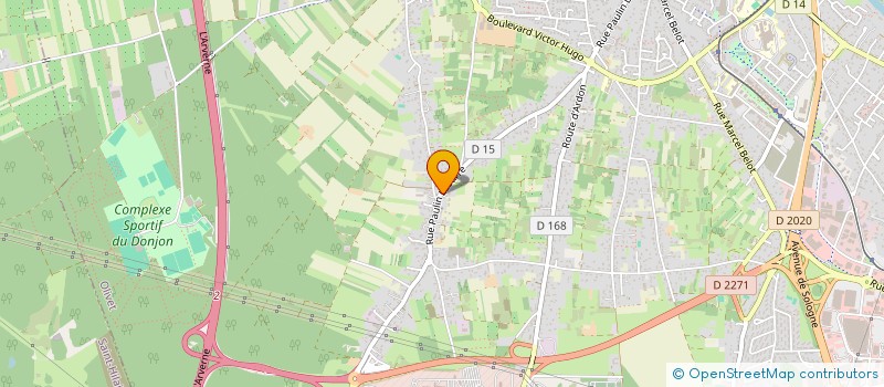 localisation de l'entreprise SOC BERNIER & CIE  OLIVET
