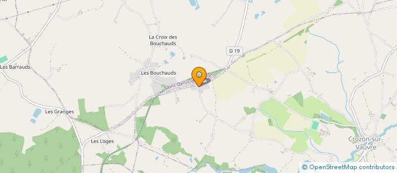 localisation de l'entreprise SOC BERRICHONNE EXPLOITATION FORESTIERE à CROZON-SUR-VAUVRE