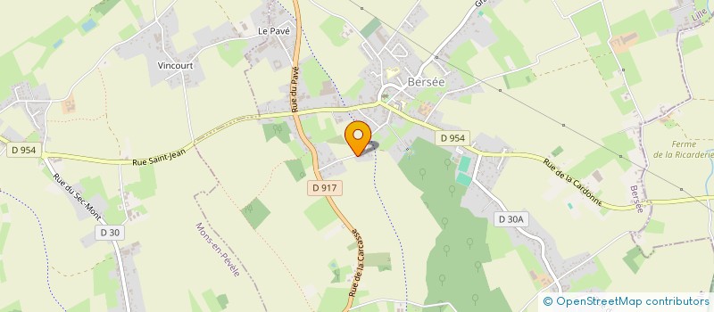 localisation de l'entreprise SOC BERSEENNE DE PEINTURE  BERSEE
