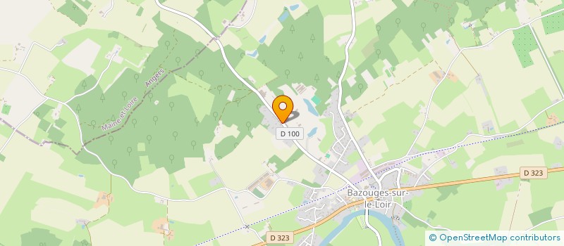 localisation de l'entreprise SOC BESNARD PERE ET FILS à BAZOUGES CRE SUR LOIR