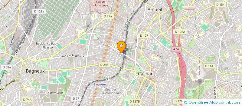 localisation de l'entreprise SOC BETEL à CACHAN