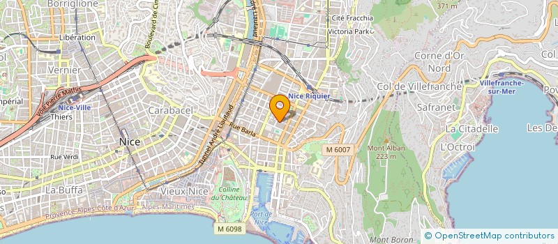 localisation de l'entreprise SOC BETON ARME MACONNERIE GLE à NICE