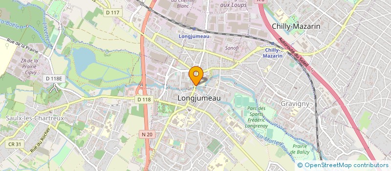 localisation de l'entreprise SOC BIMFLOR'N à LONGJUMEAU